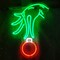 Christmas Neon Sign Dimmable Christmas Neon Lights Led Neon Signs Green Light Up Neon Sign for Bedroom Kids Room Living Room Gift Xmas Party